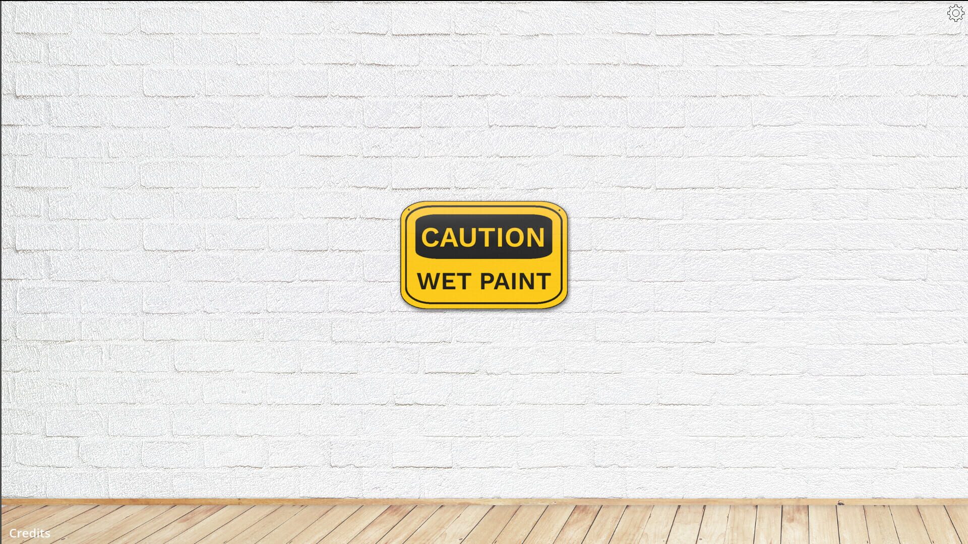 Caution Wet Paint