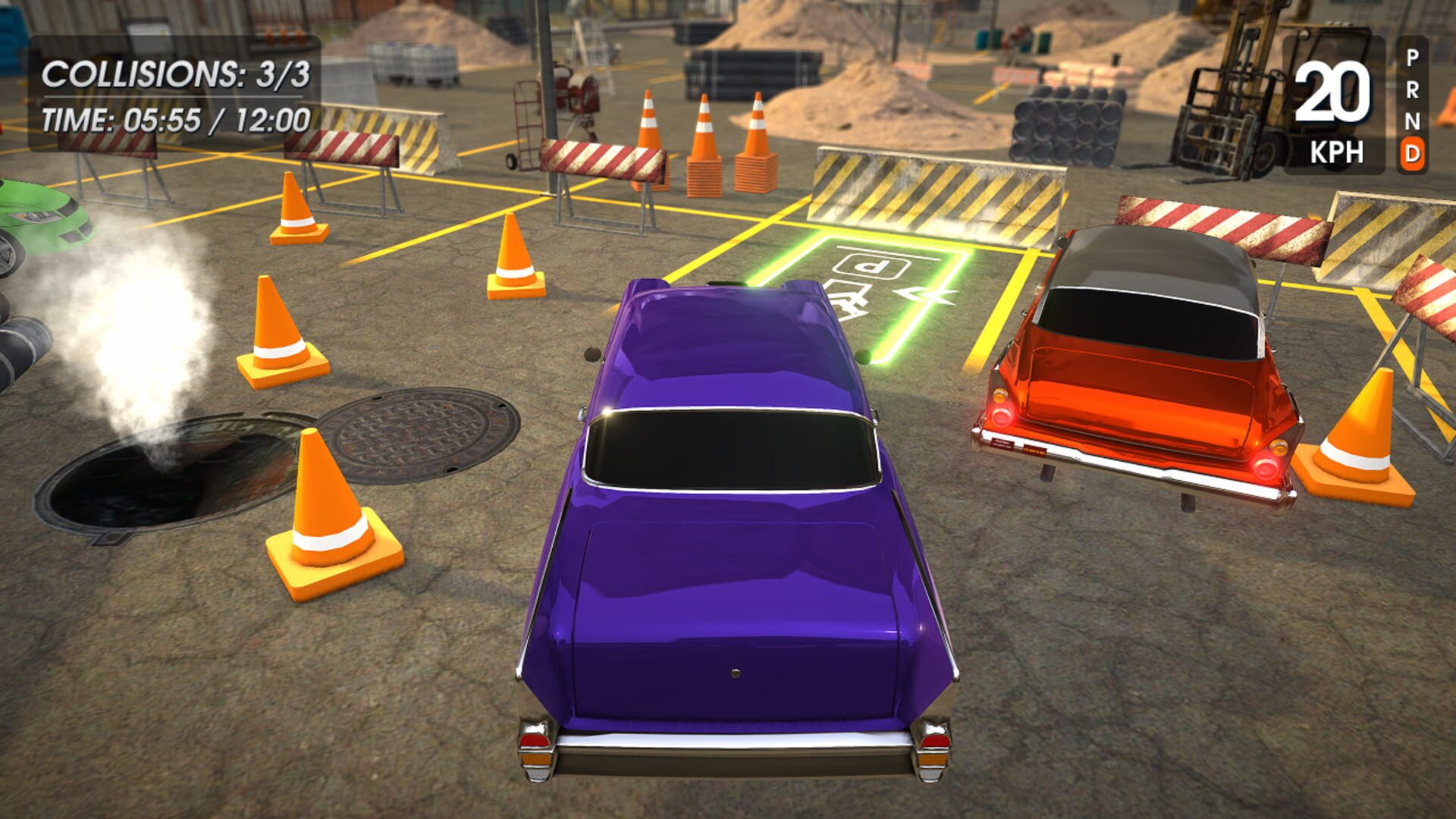 Parking Simulator: Retro Car Driving screenshot