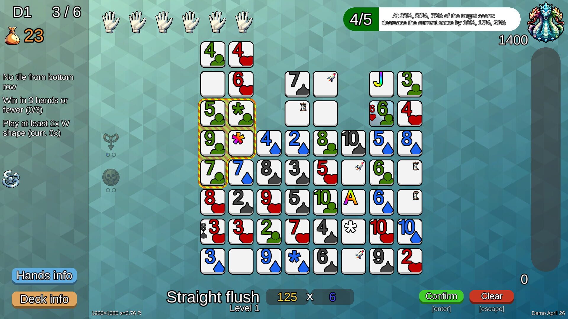 Draw the Hands - Screenshot