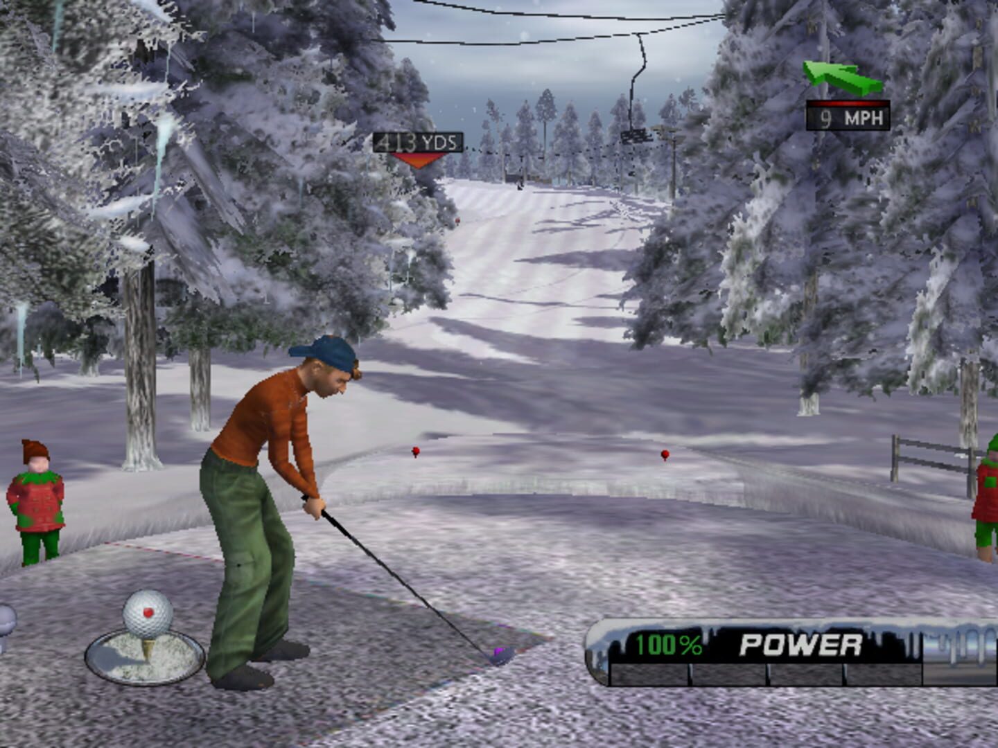 Outlaw Golf: 9 More Holes of X-Mas - Screenshot