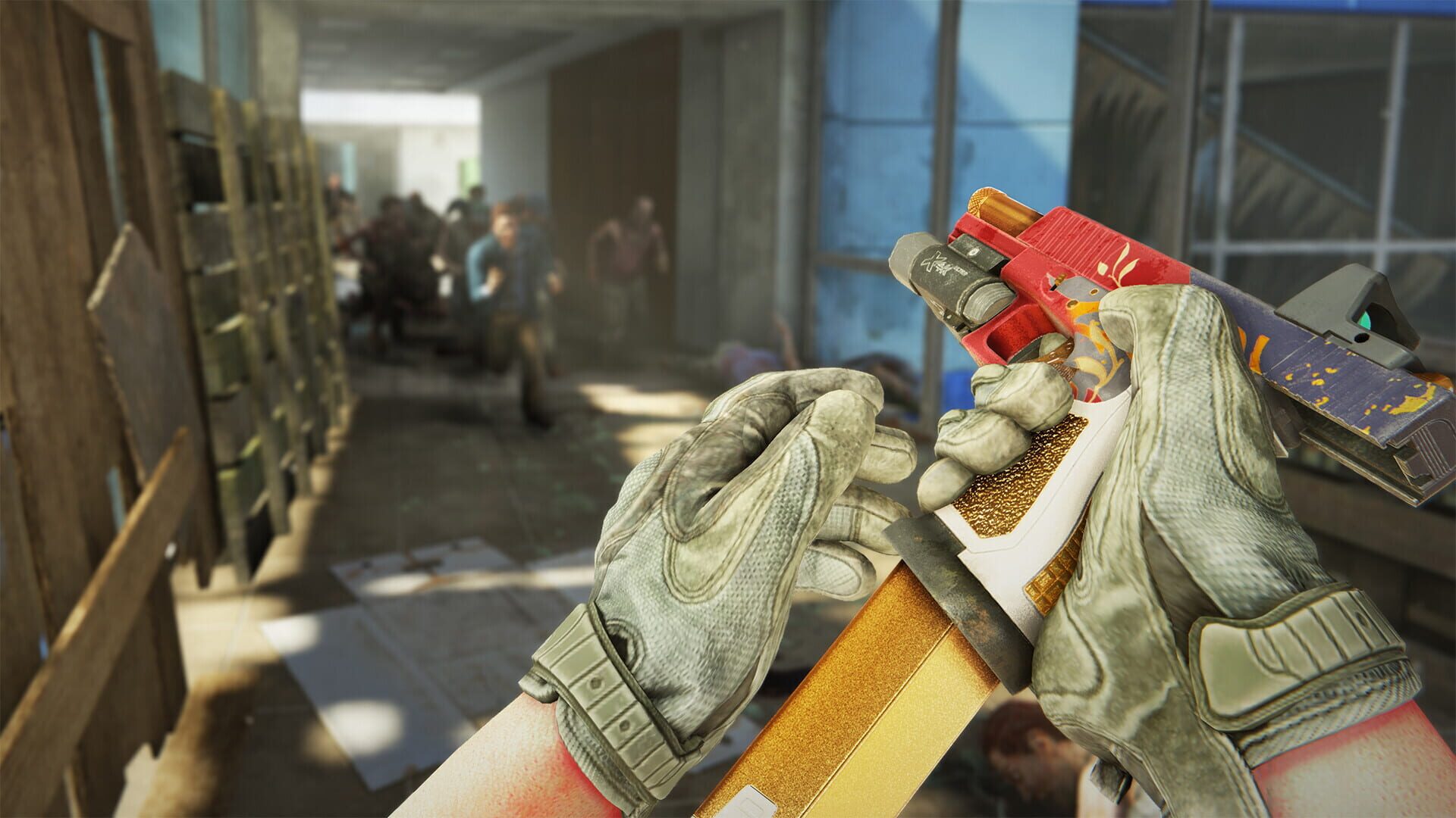 World War Z: Golden Bloom Weapon Skins Pack - Screenshot