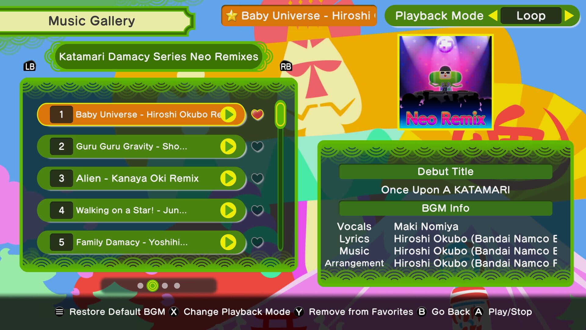 Once Upon a Katamari: Katamari Damacy Series Neo Remixes