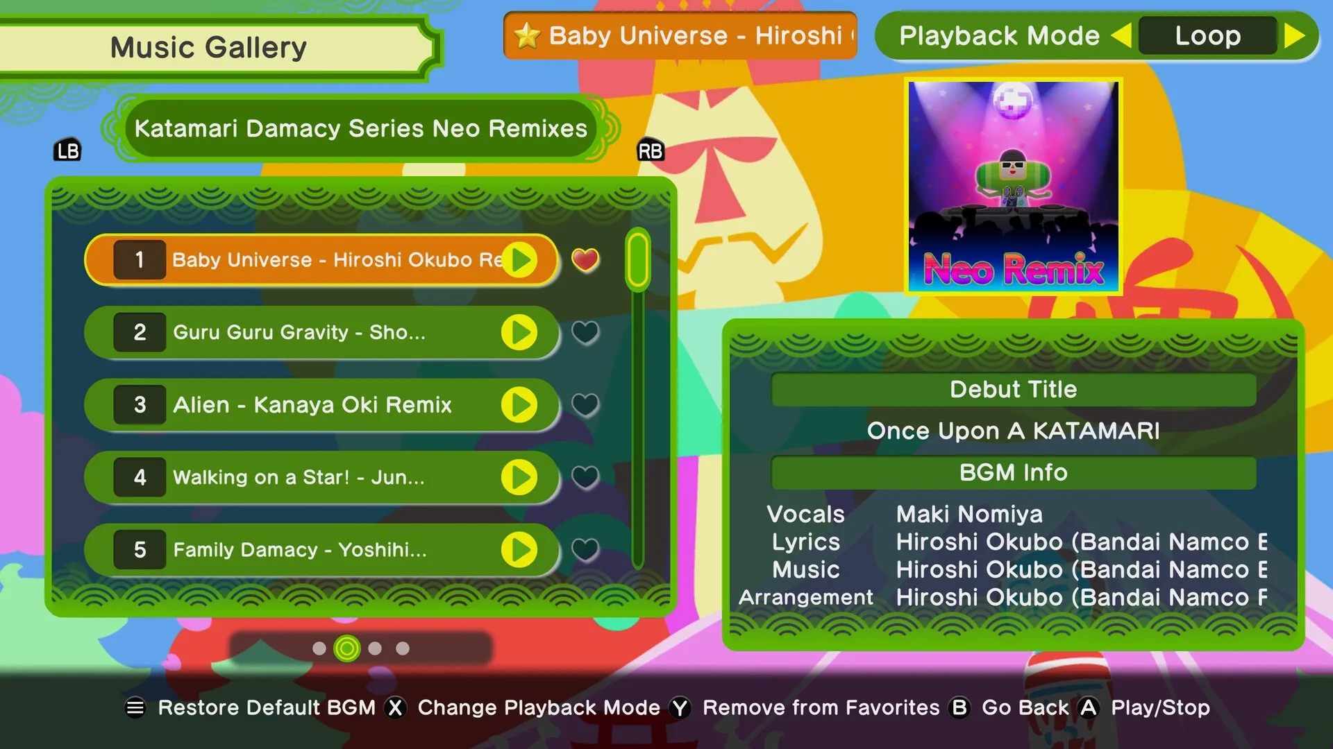 Once Upon a Katamari: Katamari Damacy Series Neo Remixes