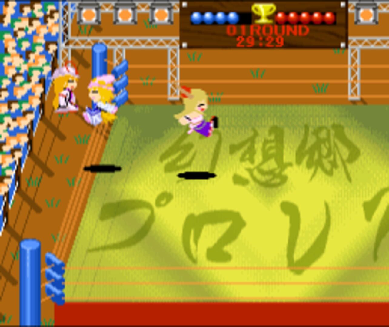Gensokyo Pro Wrestling Muscle Tag Match - Screenshot