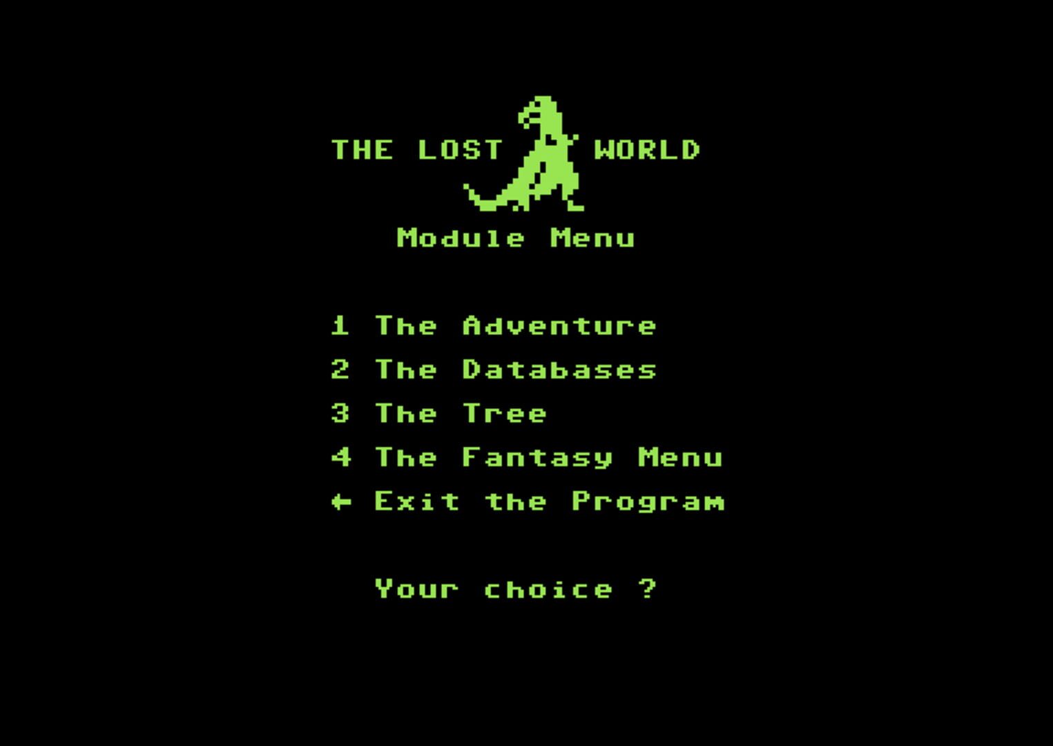 Arthur Conan Doyle's The Lost World · 游戏截图