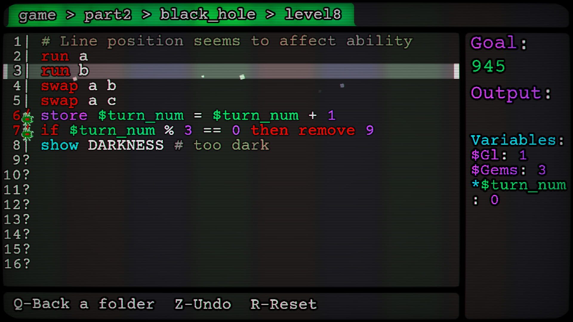 You Are The Code - Screenshot