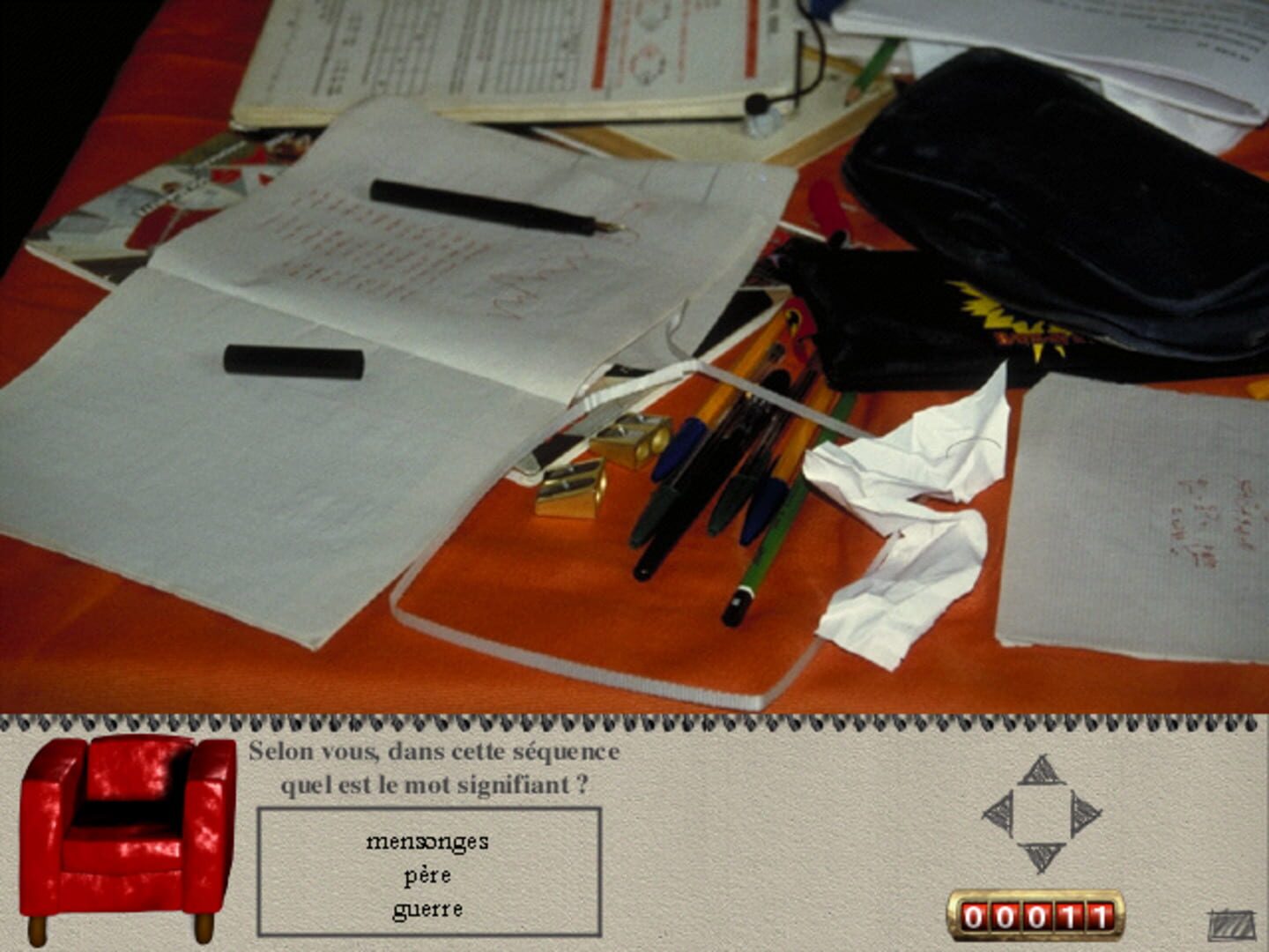 Le Psy c'est vous ! Cas n°1 : Lucienne A. · 游戏截图