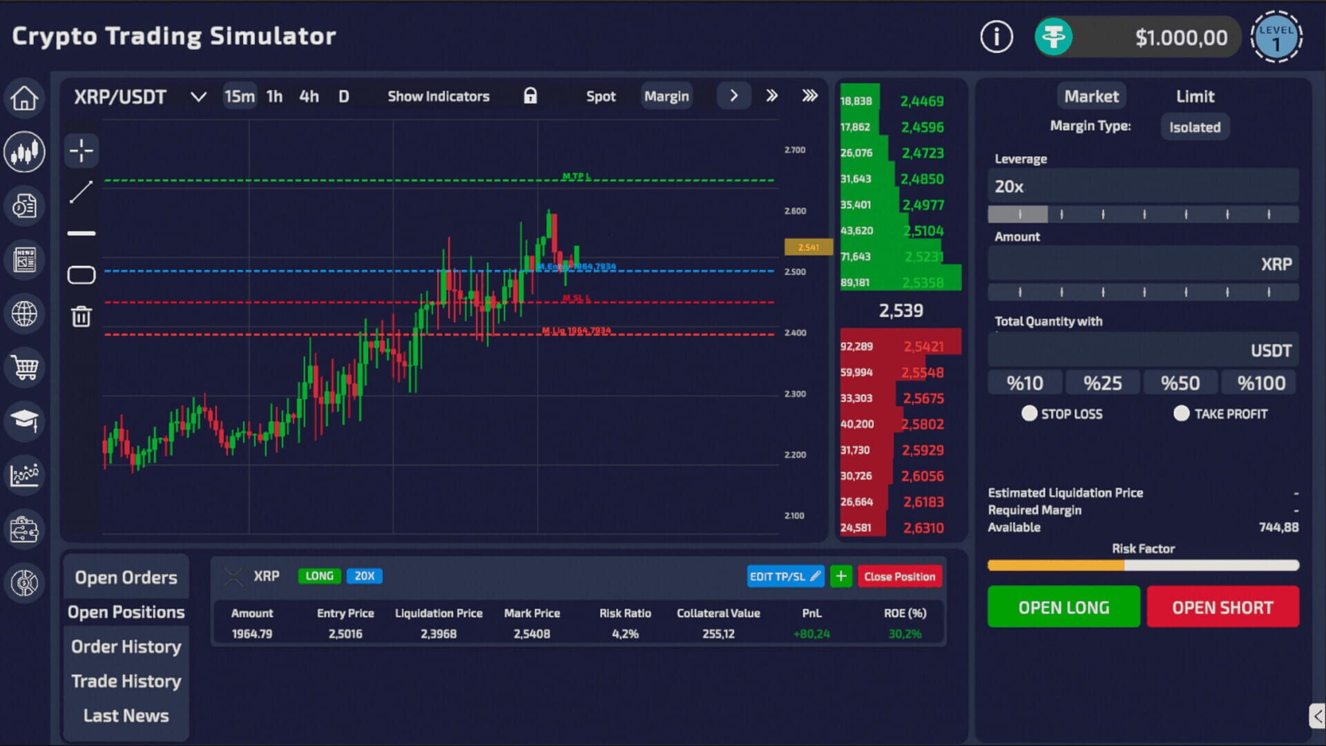 Crypto Trading Simulator