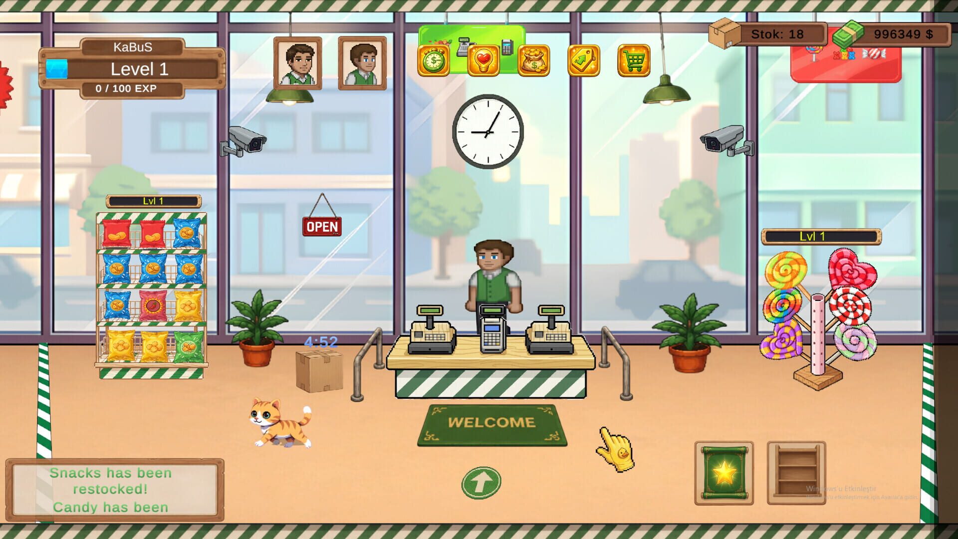Supermarket Simulator: Idle Tycoon Clicker - Screenshot