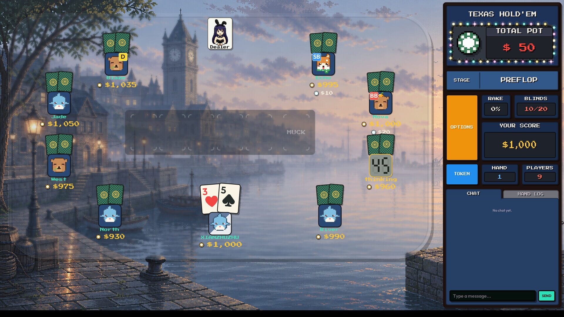Pixel Texas Hold'em - Screenshot