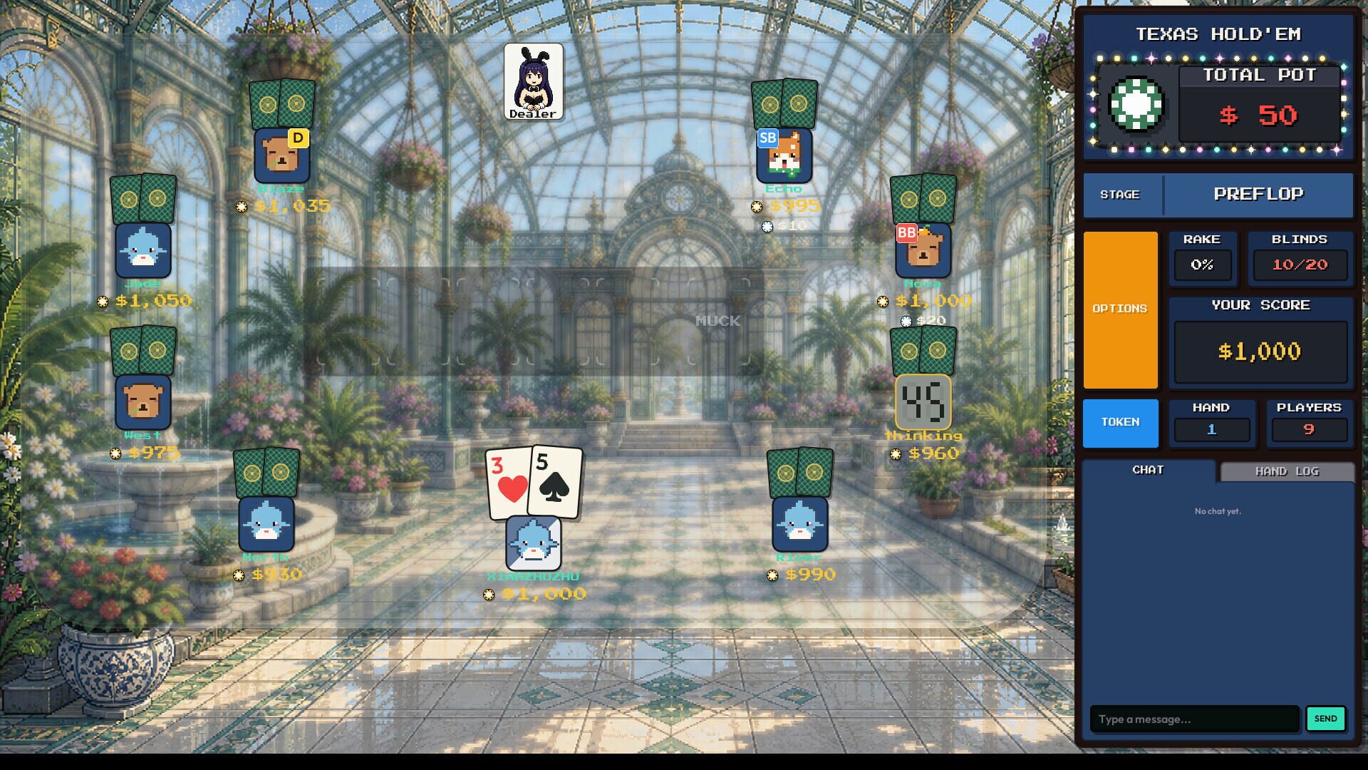 Pixel Texas Hold'em - Screenshot