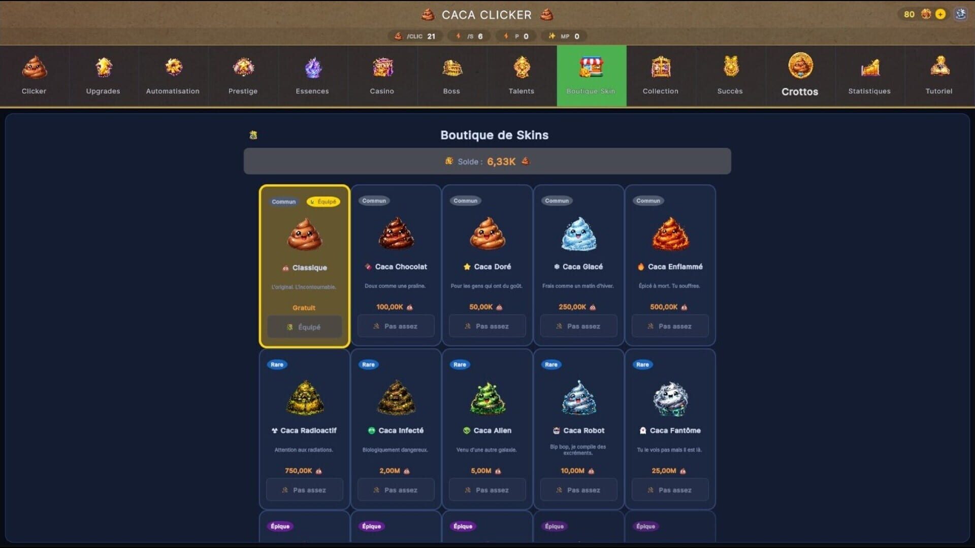 Caca Clicker