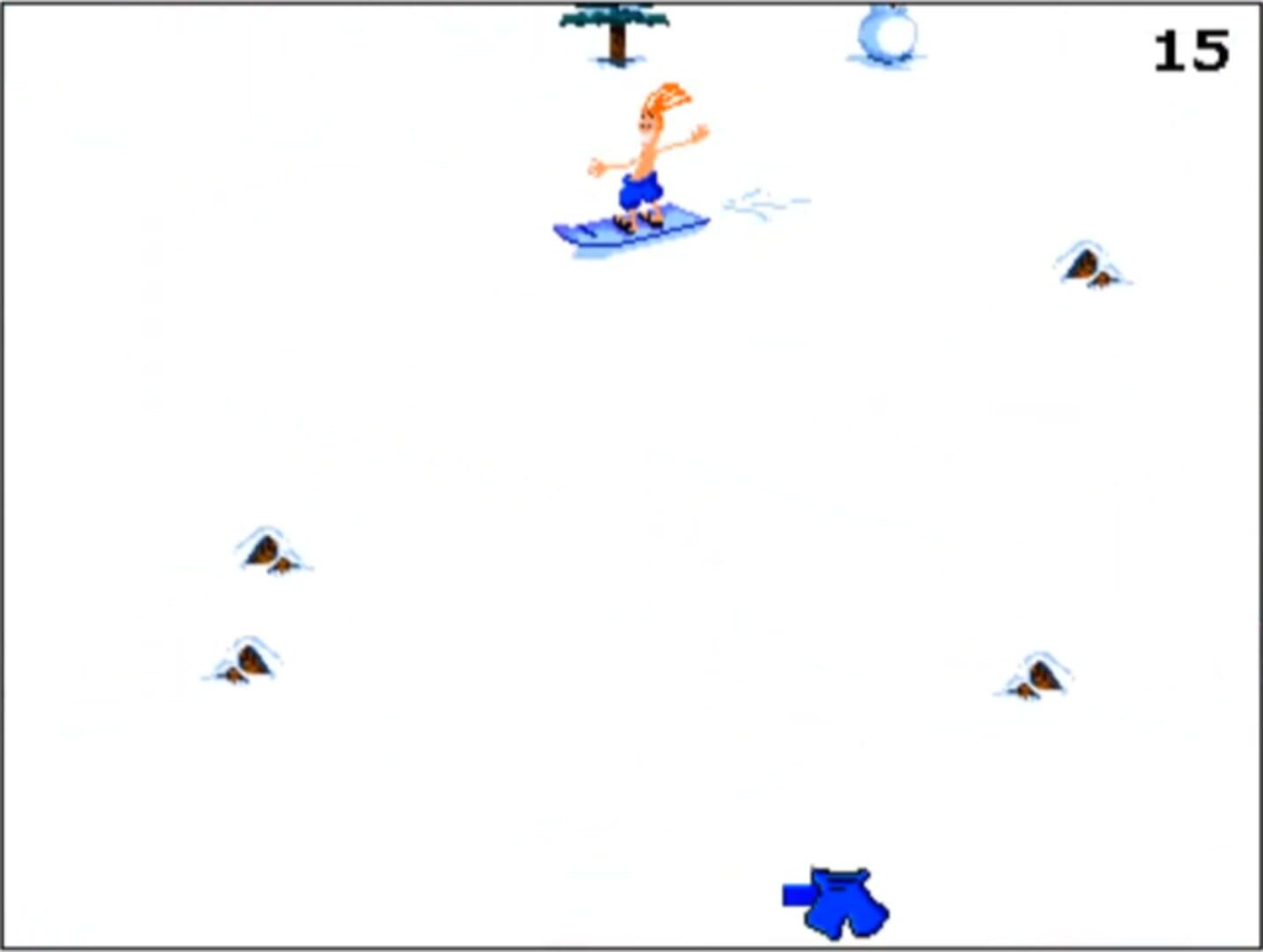 Lenny Loosejocks Goes Snowboarding · 游戏截图