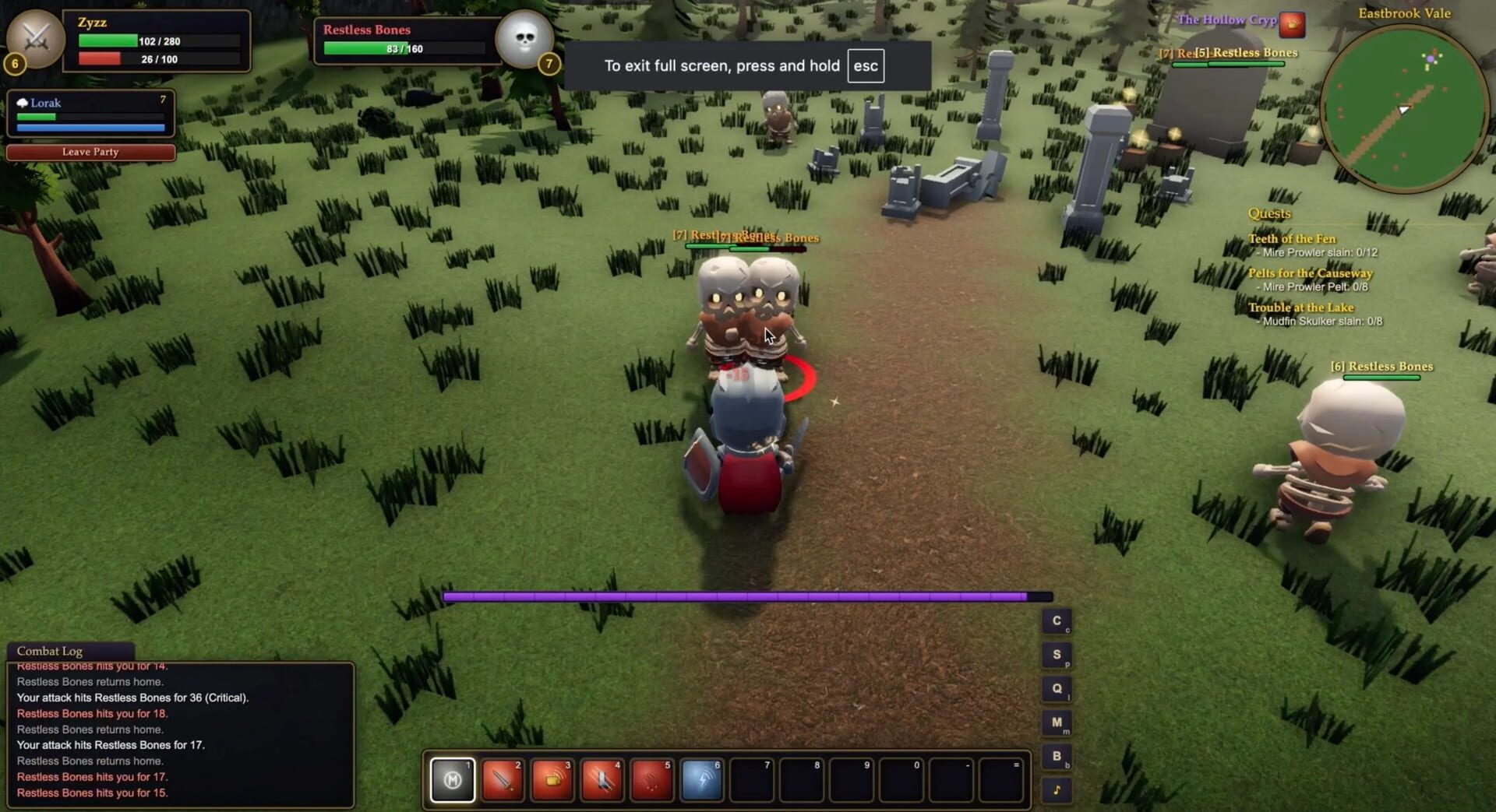 World of Claudecraft - Screenshot