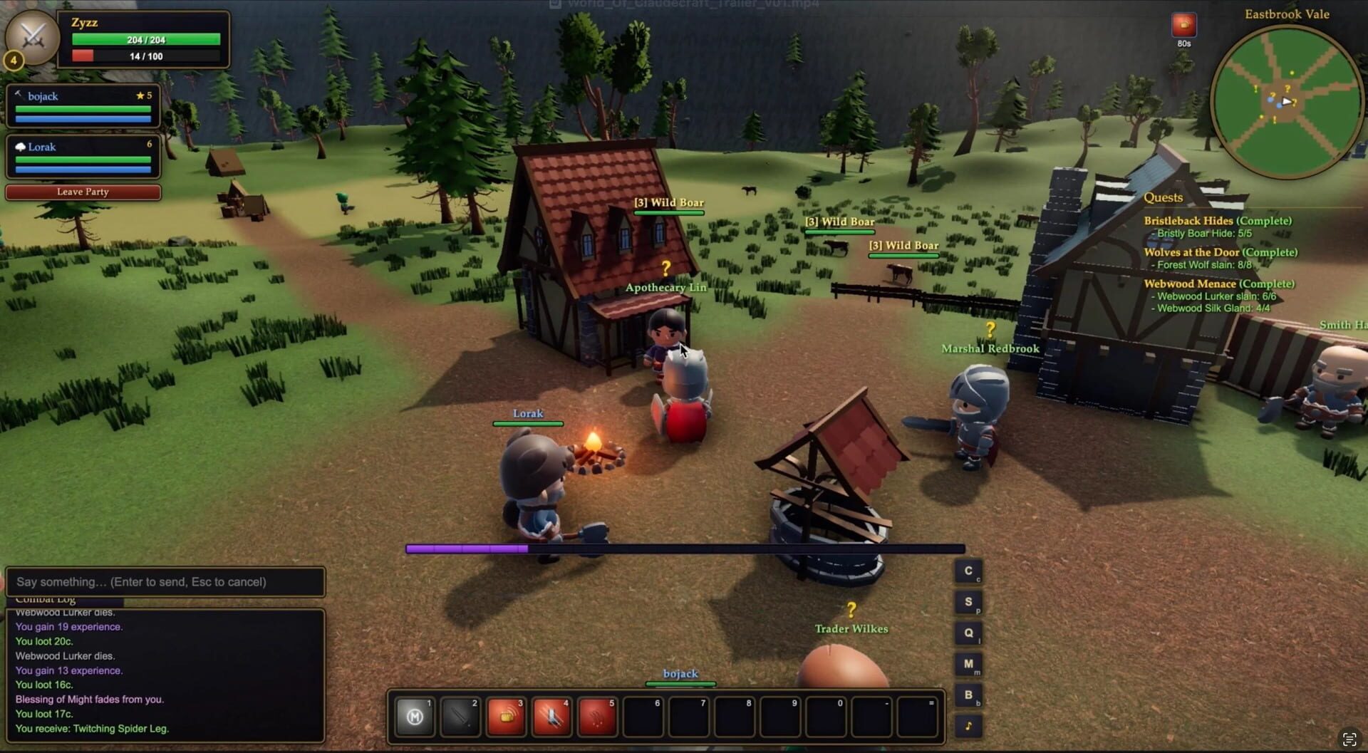 World of Claudecraft - Screenshot