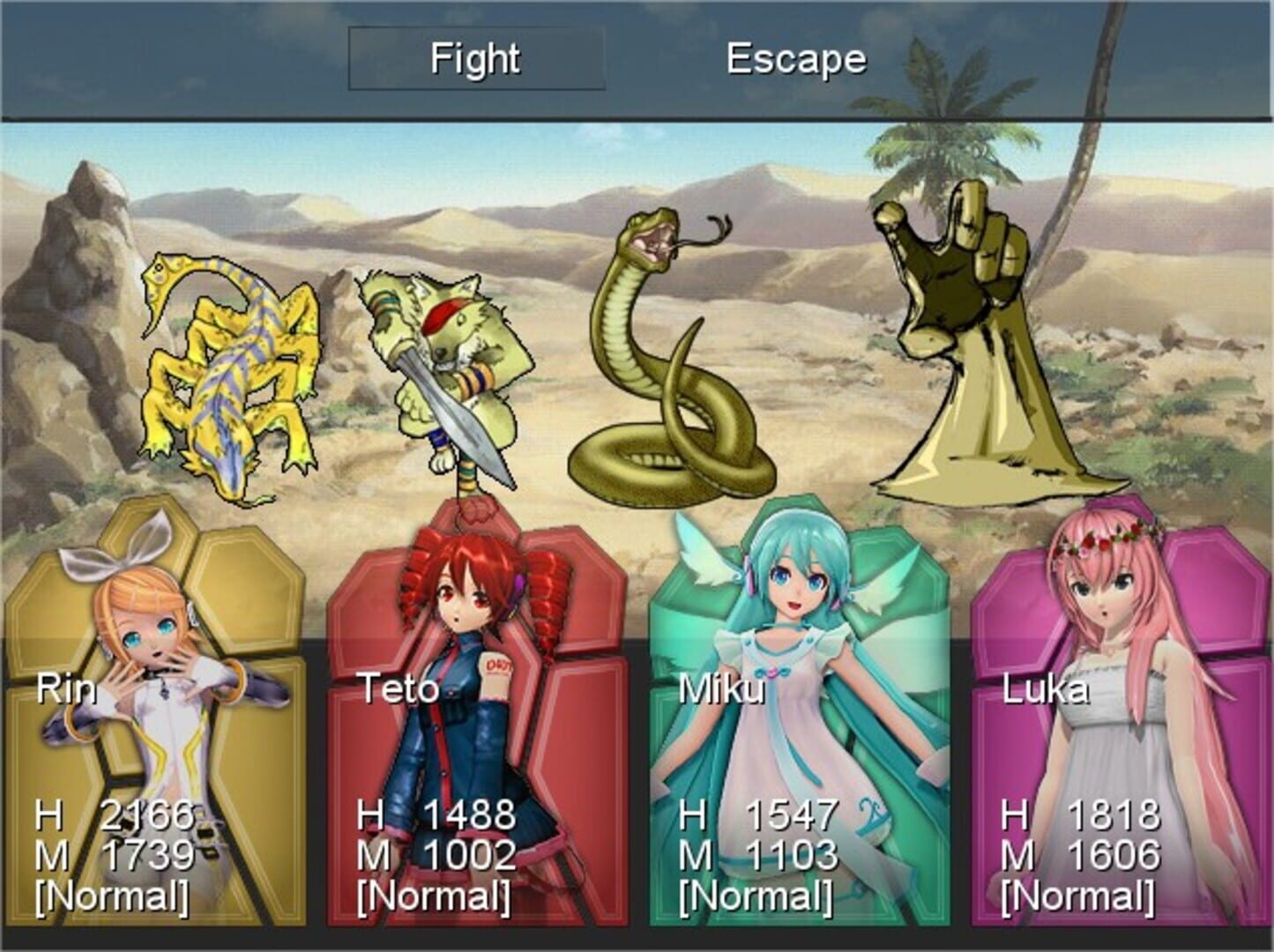 The Untold Tales of the Vocaloids - Screenshot