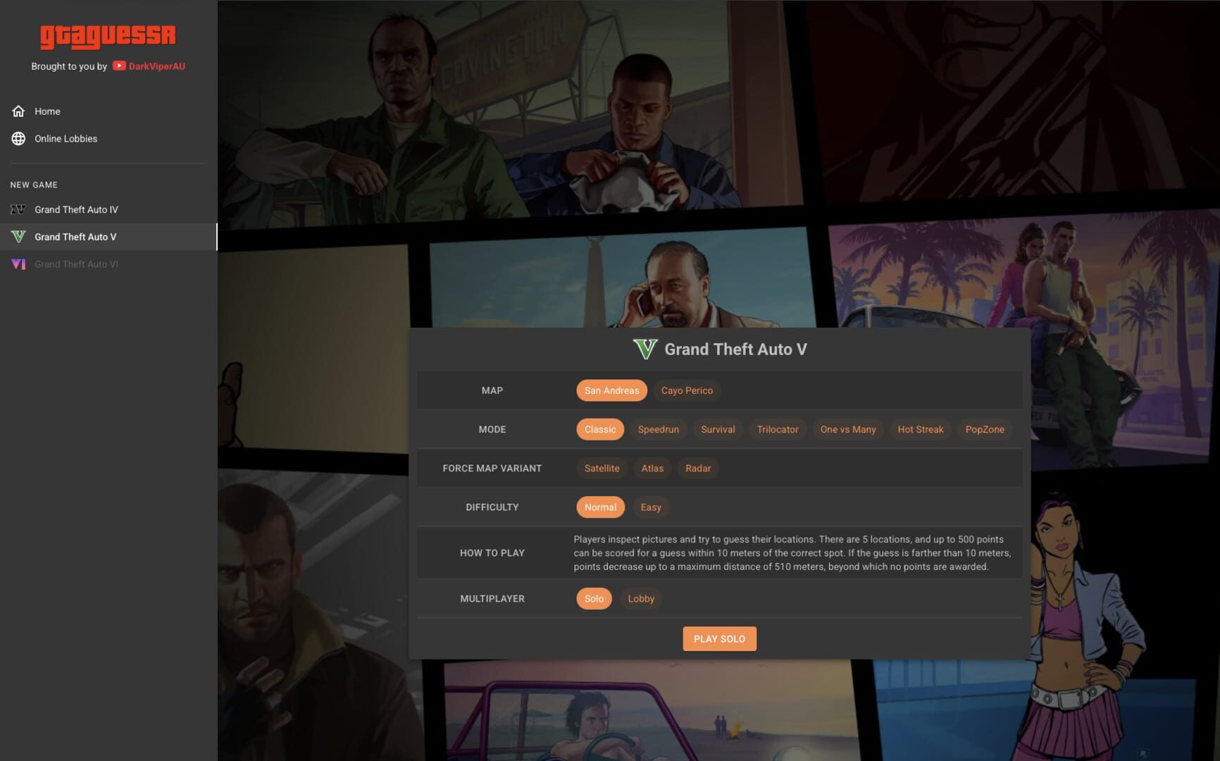 GtaGuessr - Screenshot