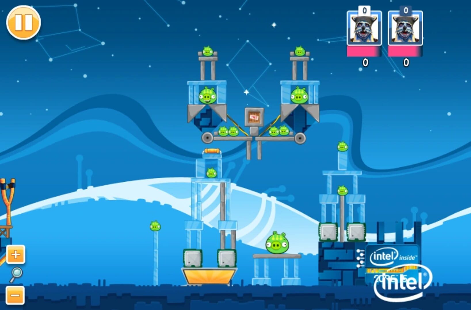 Angry Birds in Ultrabook Adventure · 游戏截图