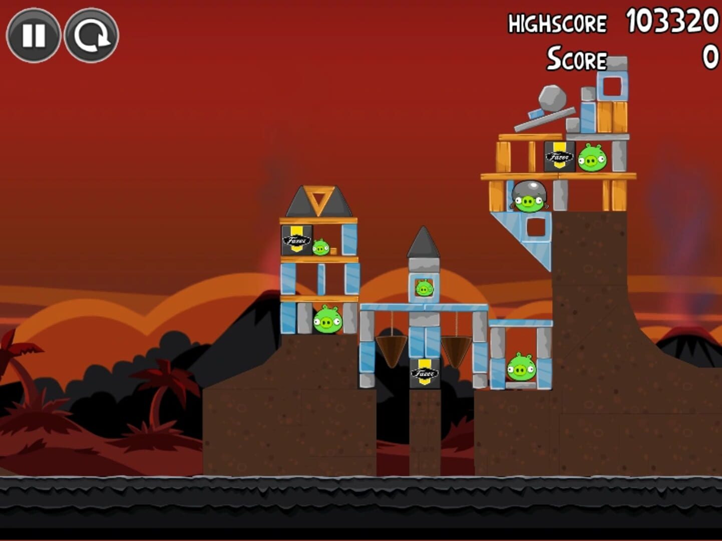 Angry Birds Volcano · 游戏截图