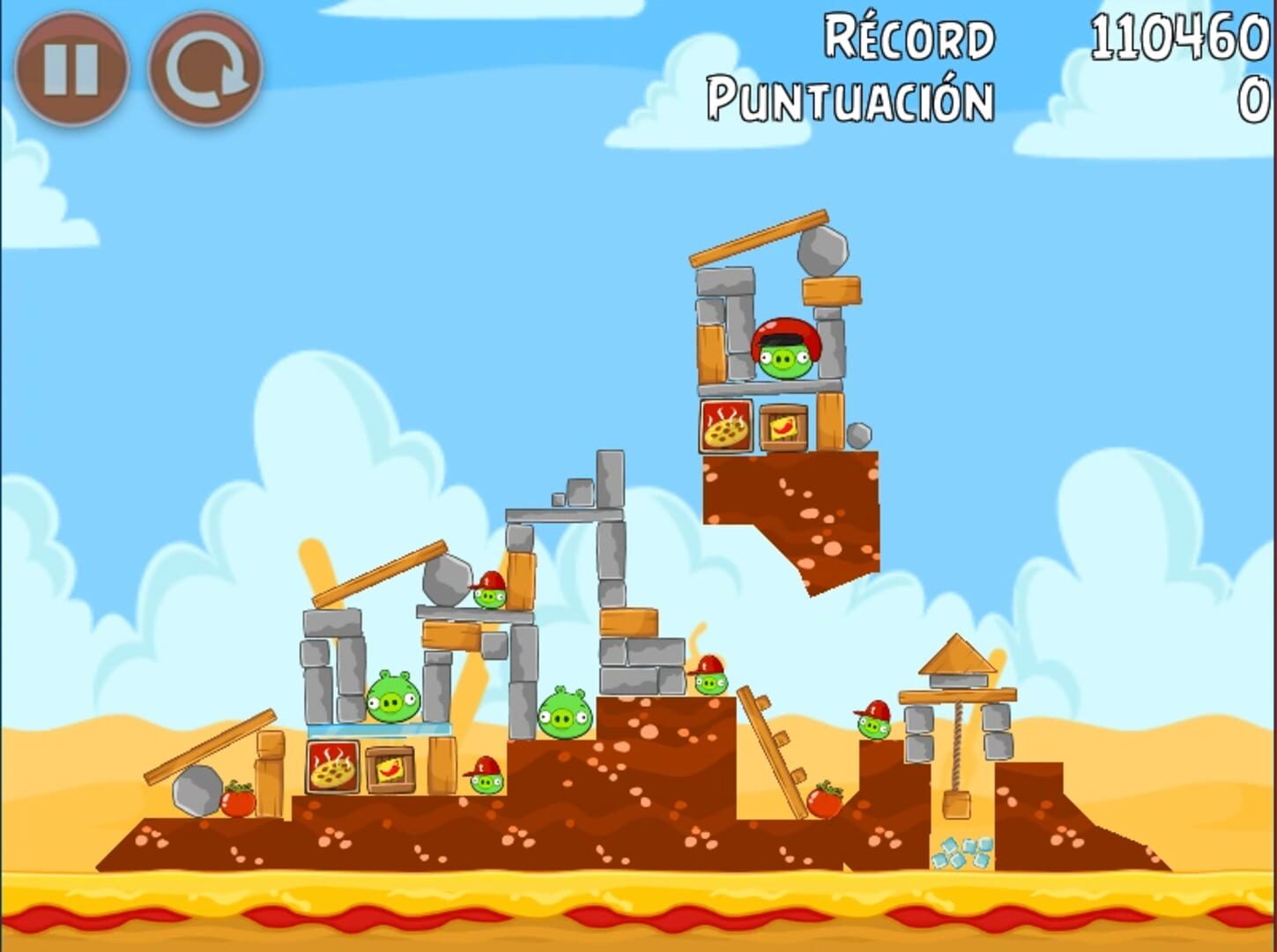 Angry Birds Telepizza · 游戏截图