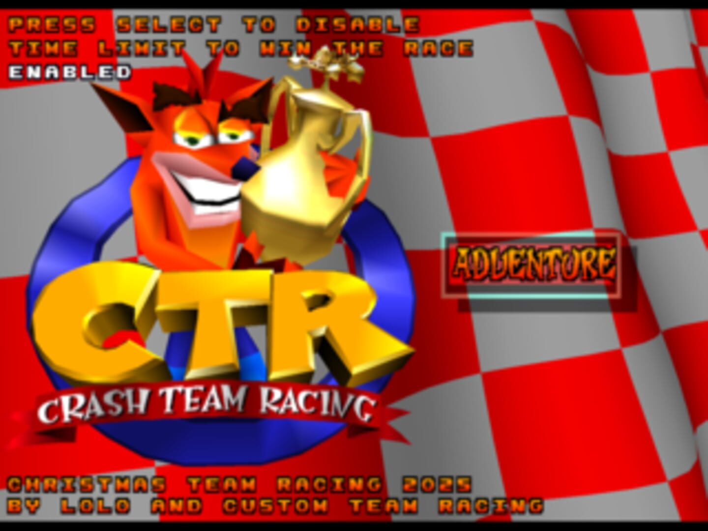 Crash Team Racing: Christmas Team Racing - Screenshot