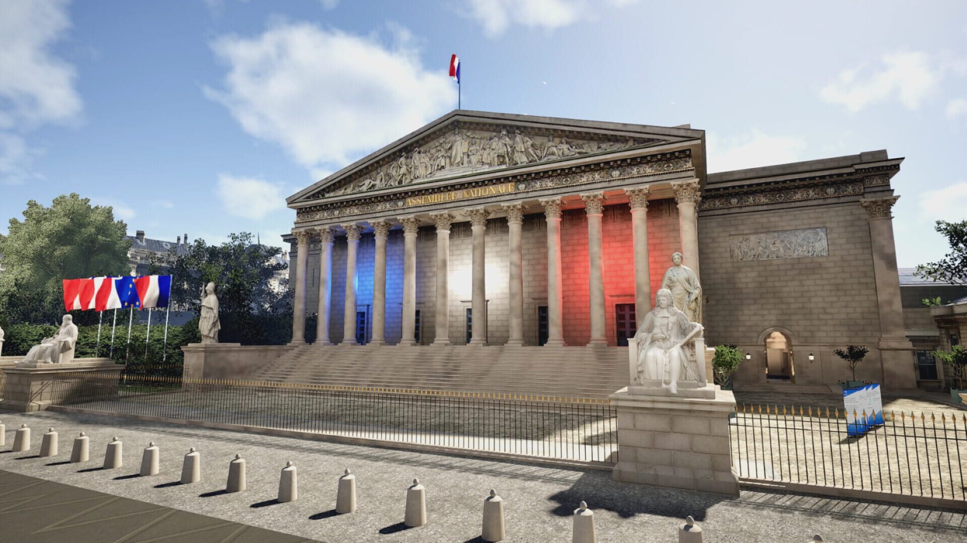 Visite virtuelle de l'Assemblée nationale - Screenshot