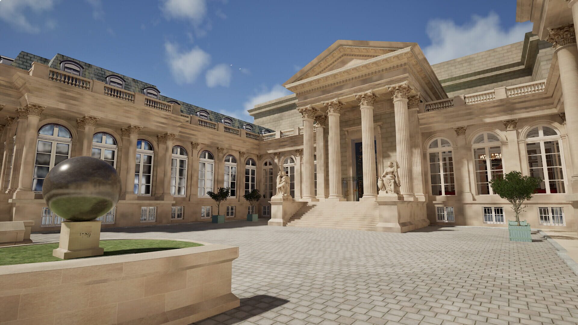 Visite virtuelle de l'Assemblée nationale - Screenshot