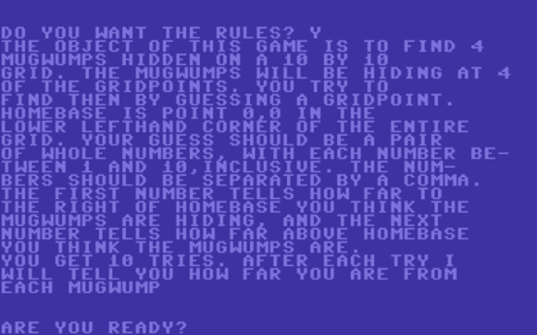 Mugwump - Screenshot