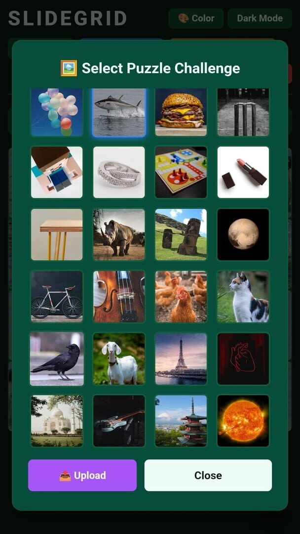 SlideGrid - Screenshot