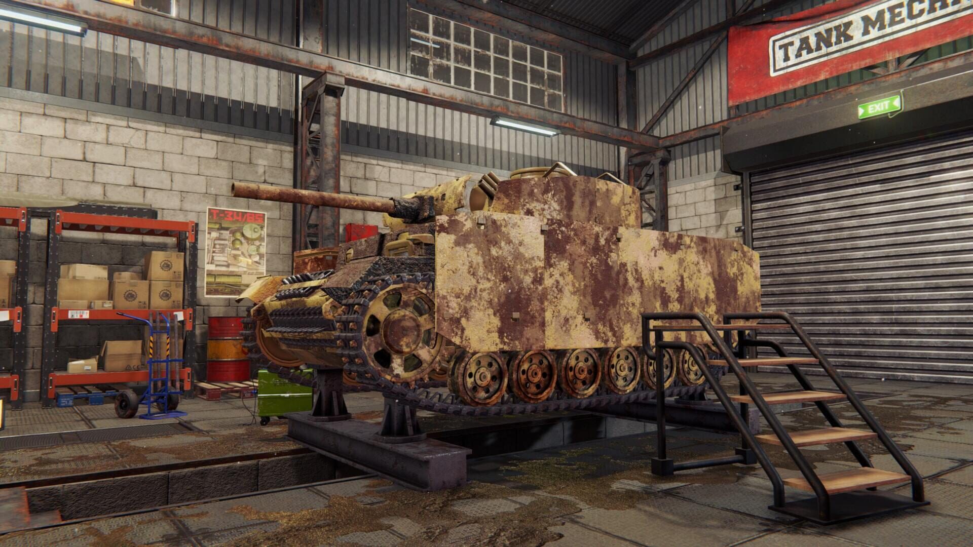 Tank Mechanic Simulator: Reinforced - Screenshot