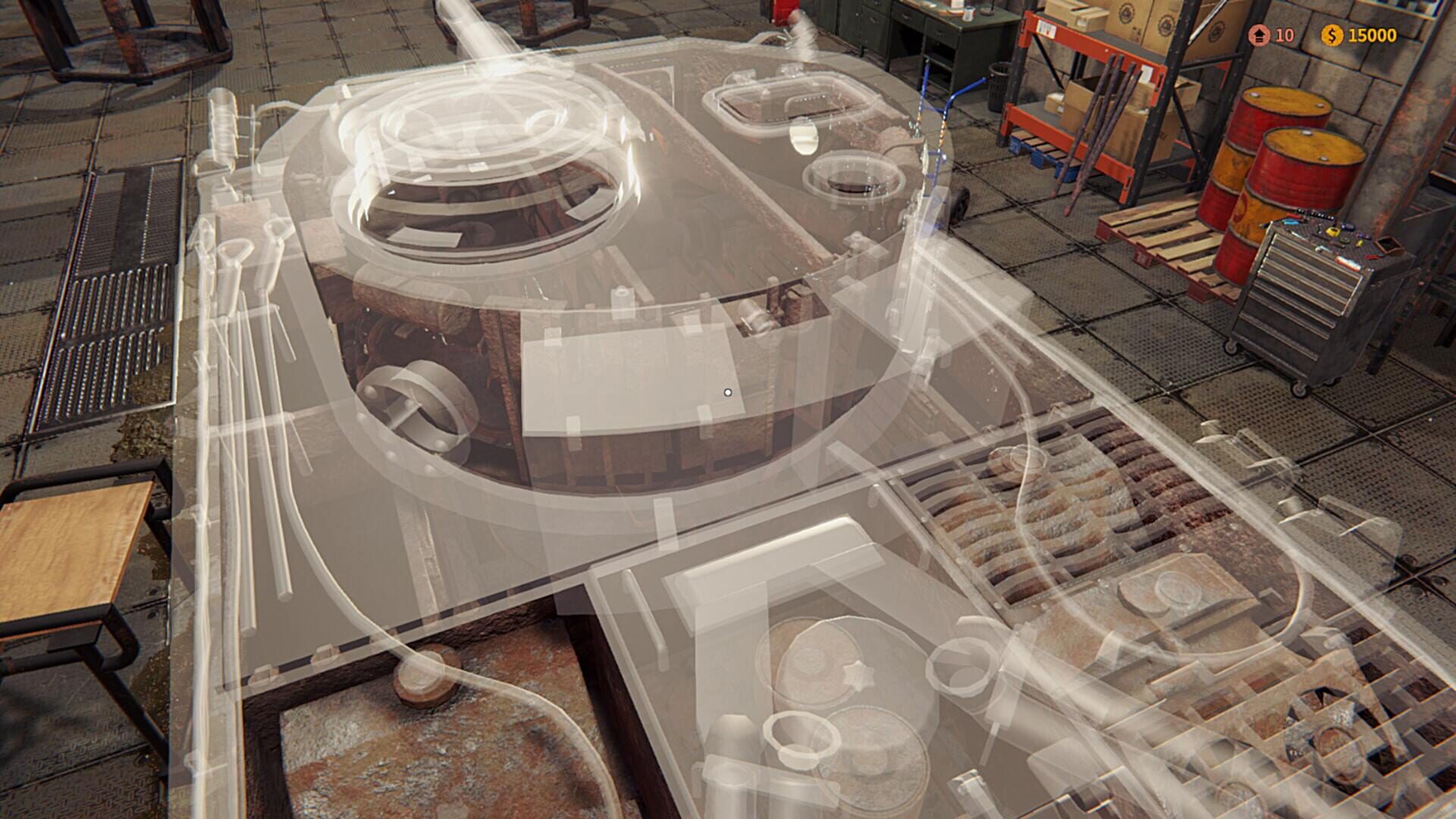 Tank Mechanic Simulator: Reinforced - Screenshot
