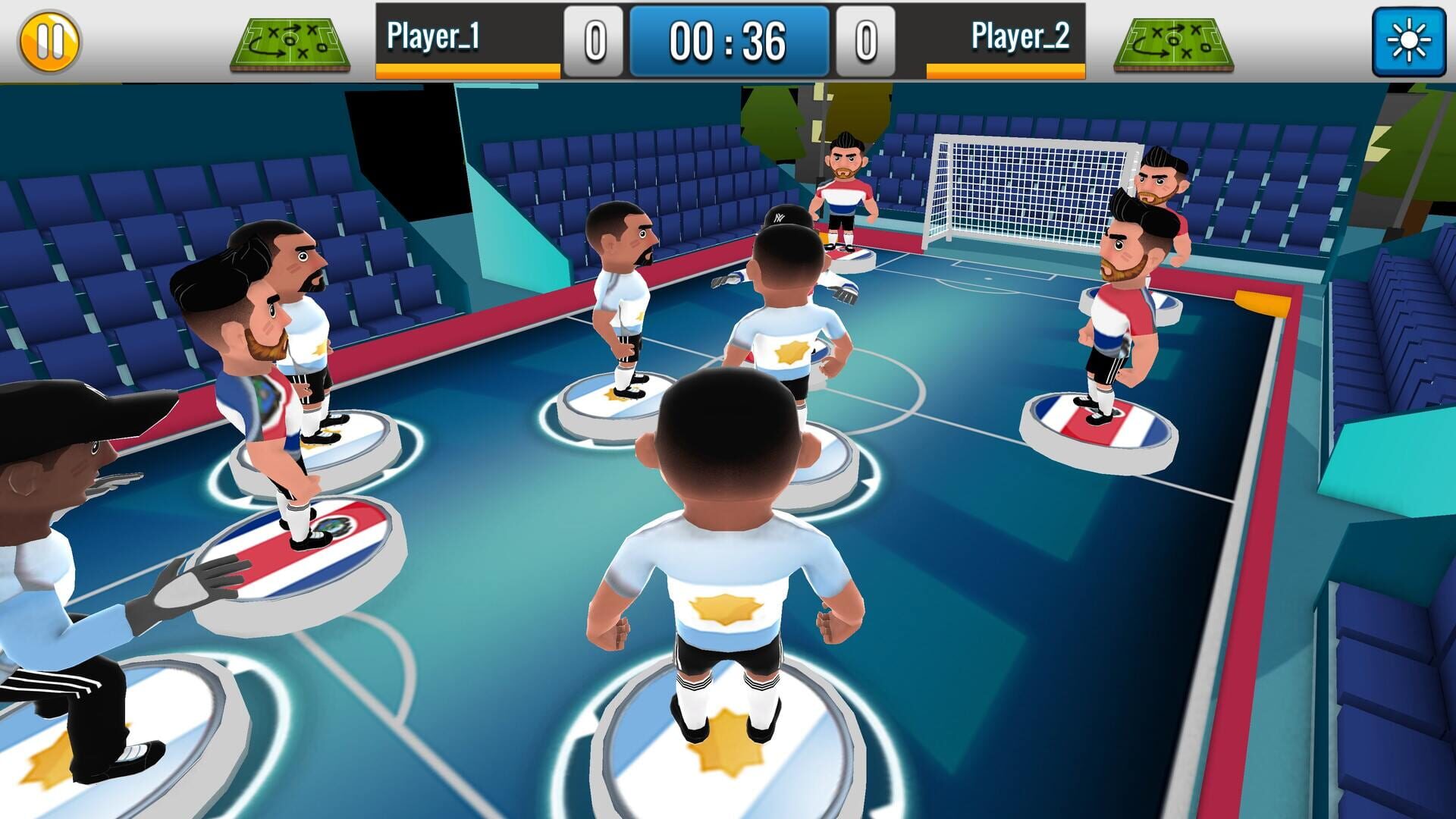 Tabletop Footsall - Screenshot
