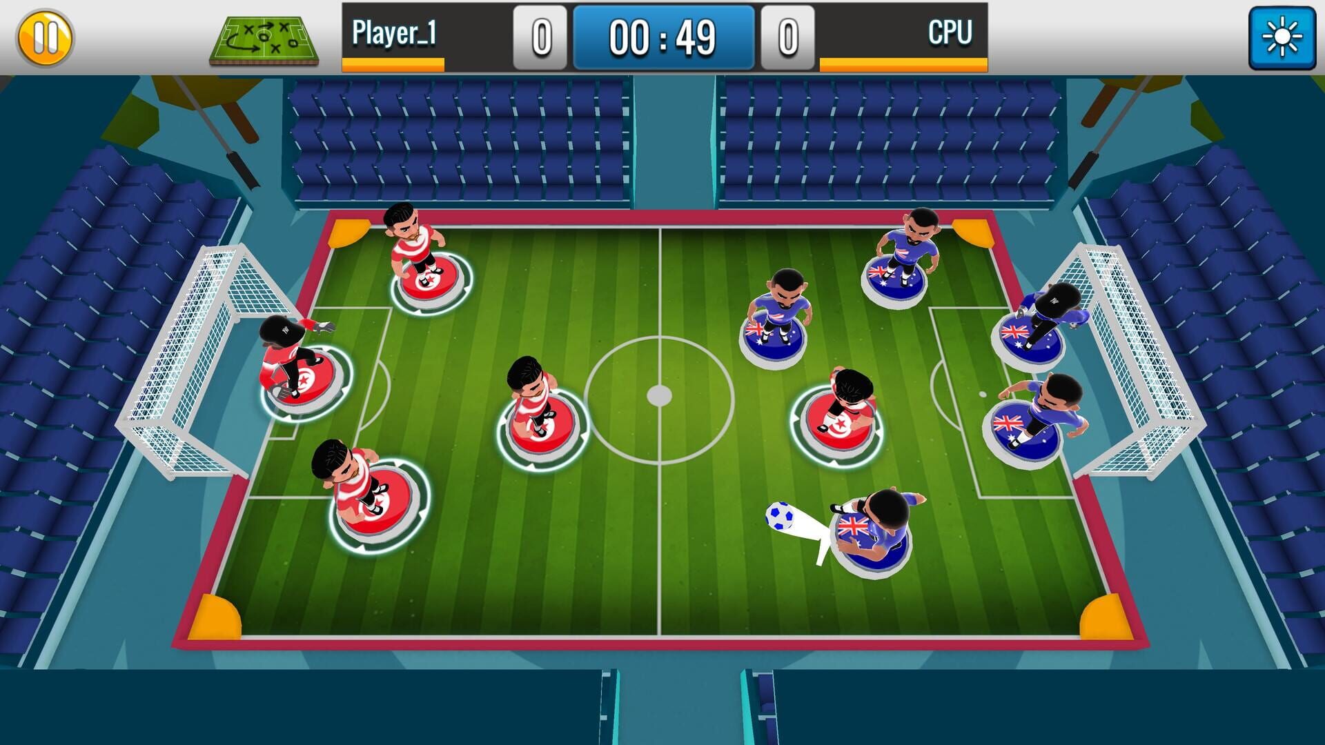 Tabletop Footsall - Screenshot