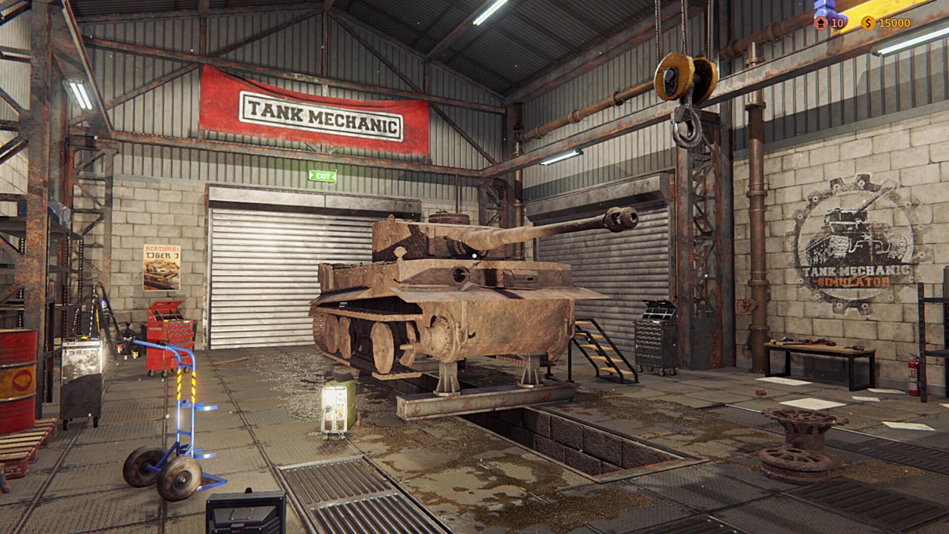 Tank Mechanic Simulator: Reinforced - Screenshot