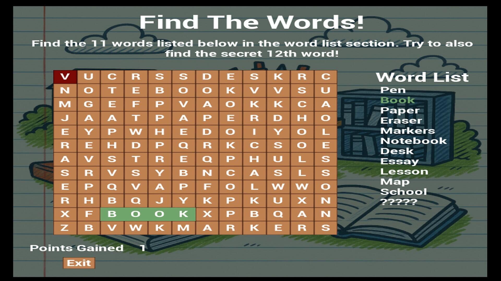 WordGrid Search - Screenshot