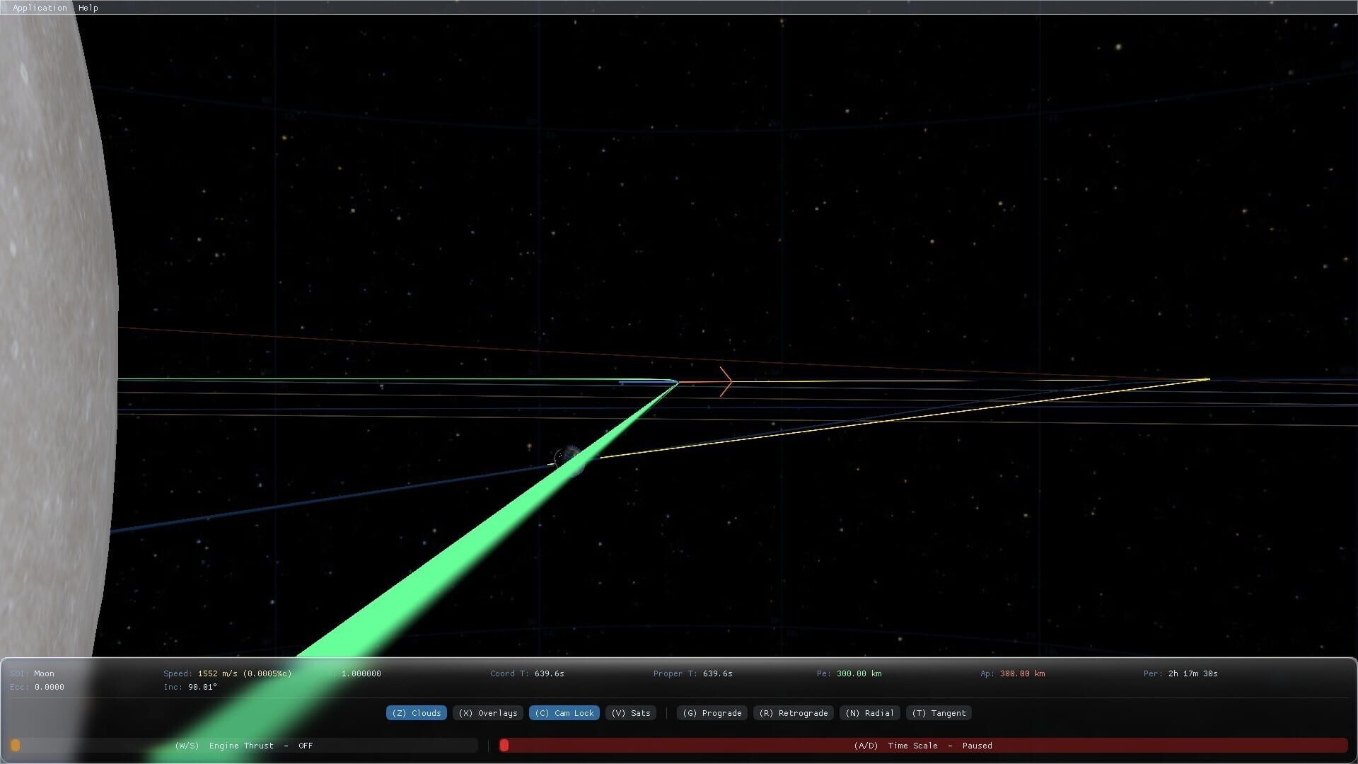 Orbital Physics Simulator - Screenshot