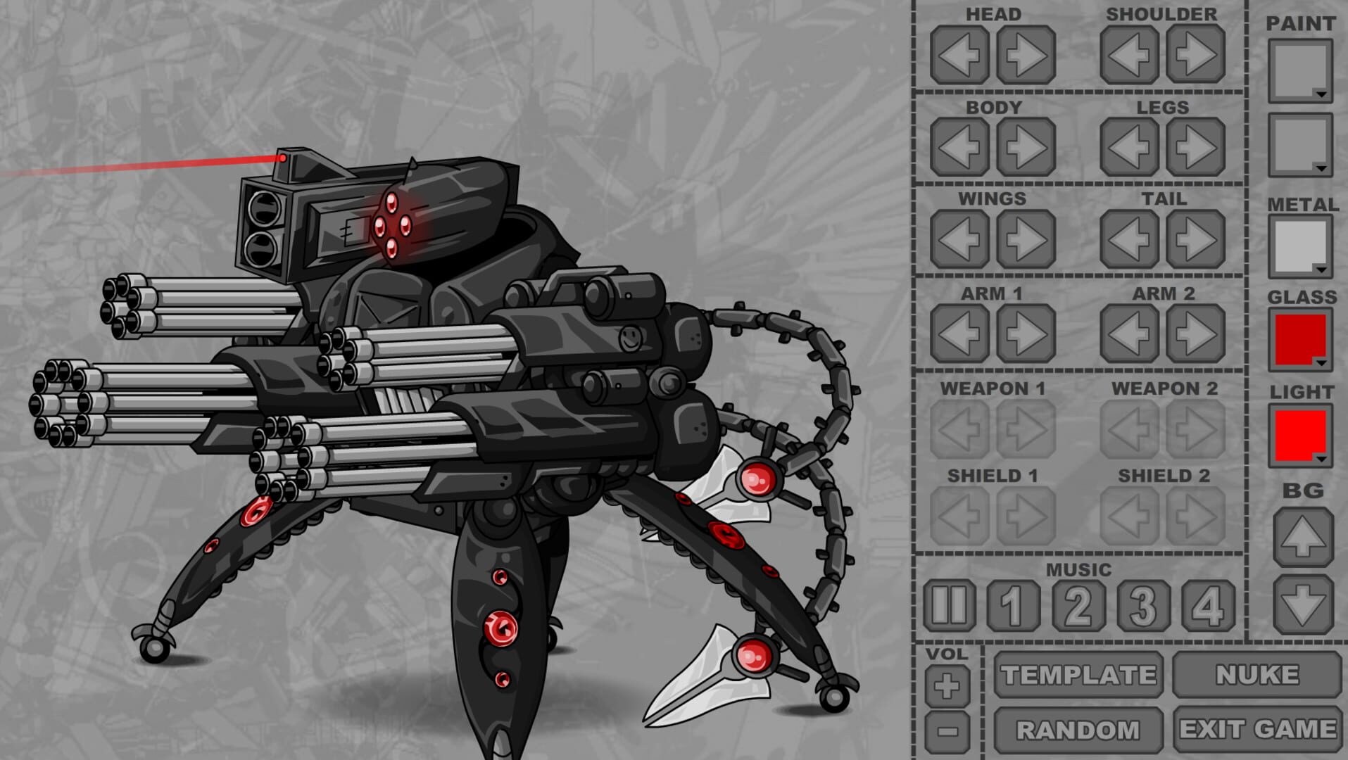 Mecha Dress Up Game - Screenshot