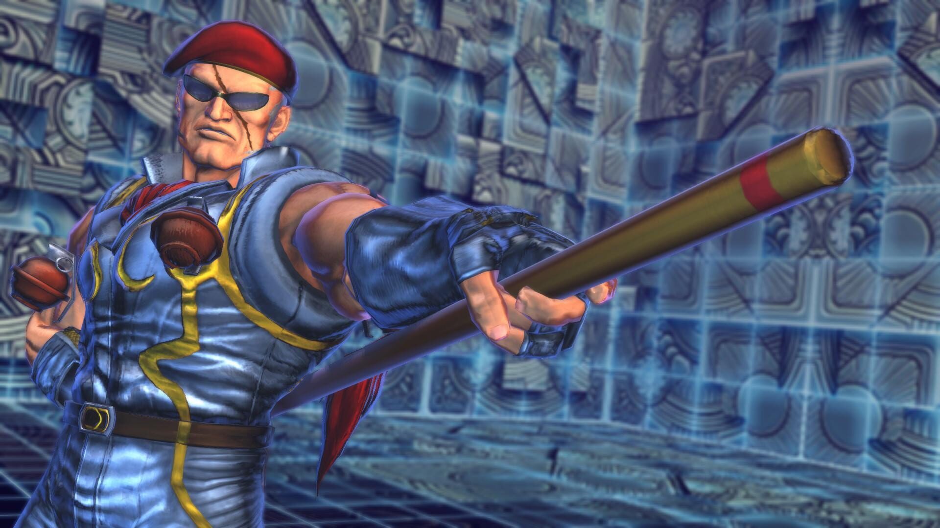Street Fighter X Tekken: Rolento (Swap Costume) - Screenshot