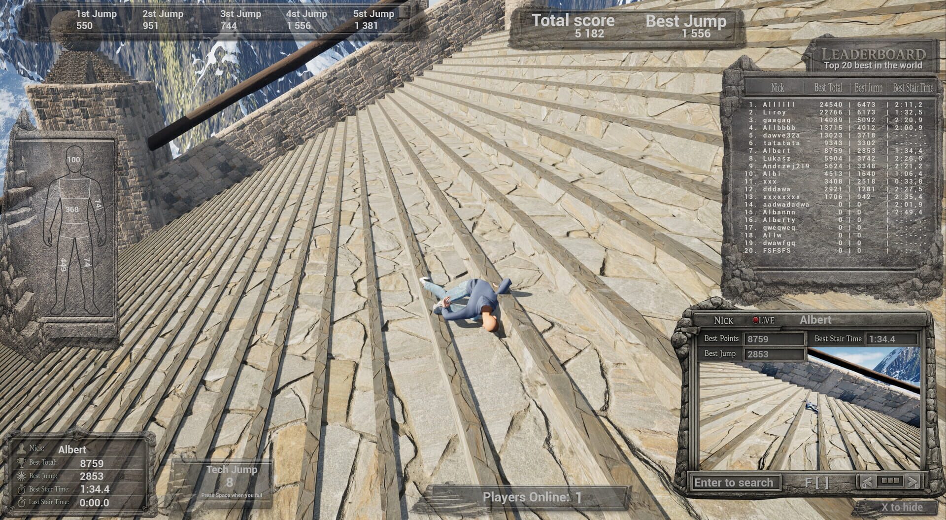 Down the Stairs: The Game - Screenshot