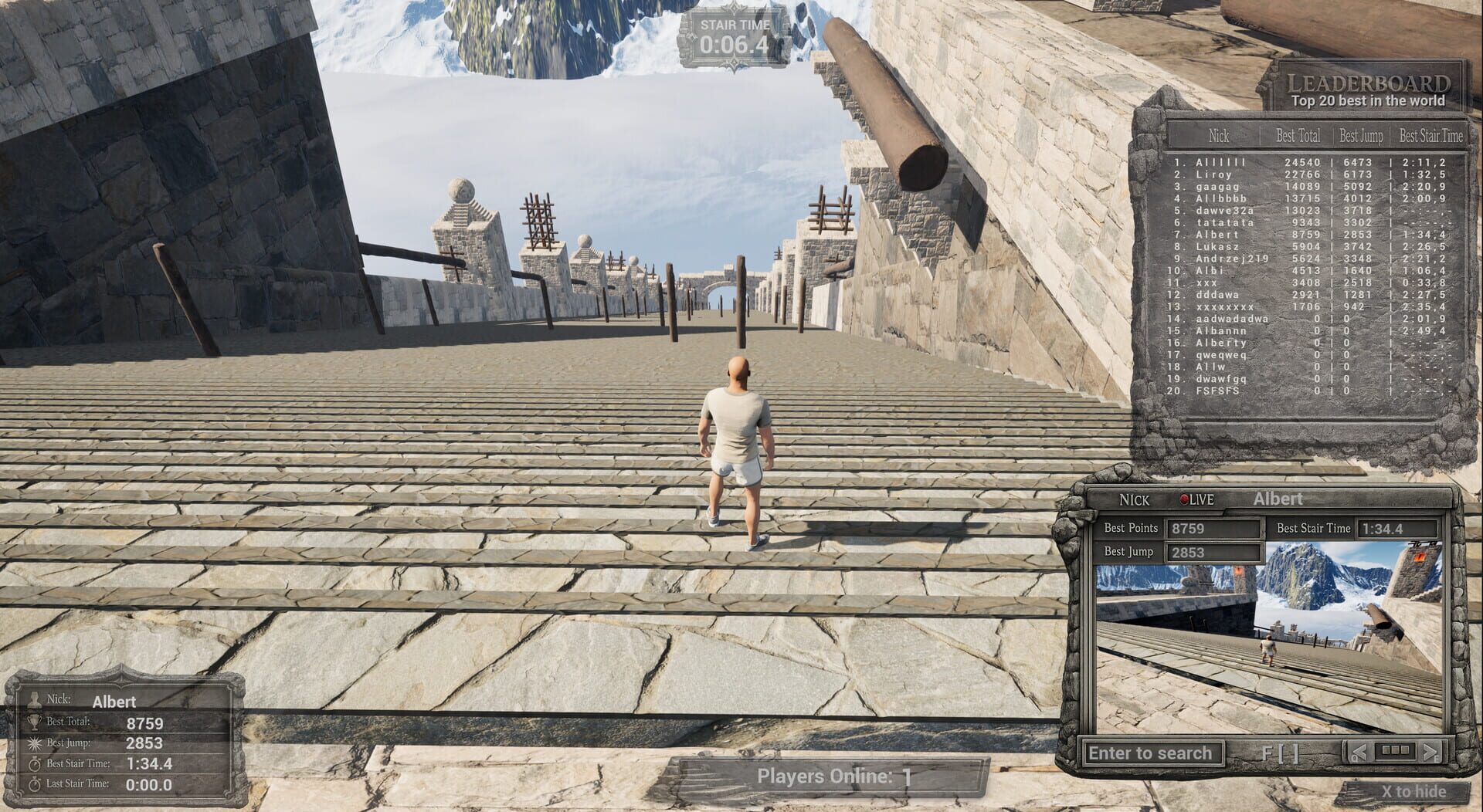 Down the Stairs: The Game - Screenshot