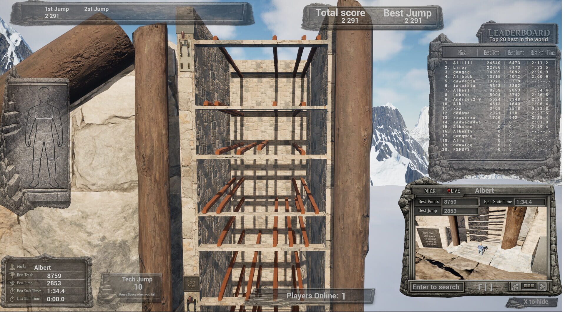 Down the Stairs: The Game - Screenshot