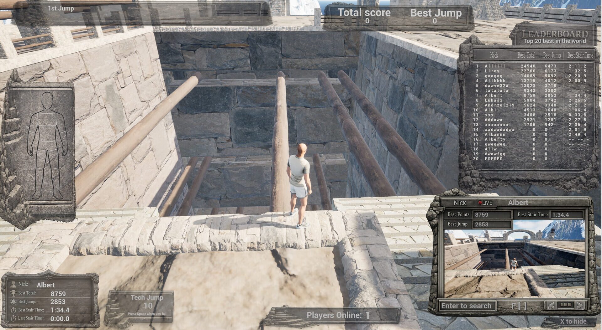 Down the Stairs: The Game - Screenshot