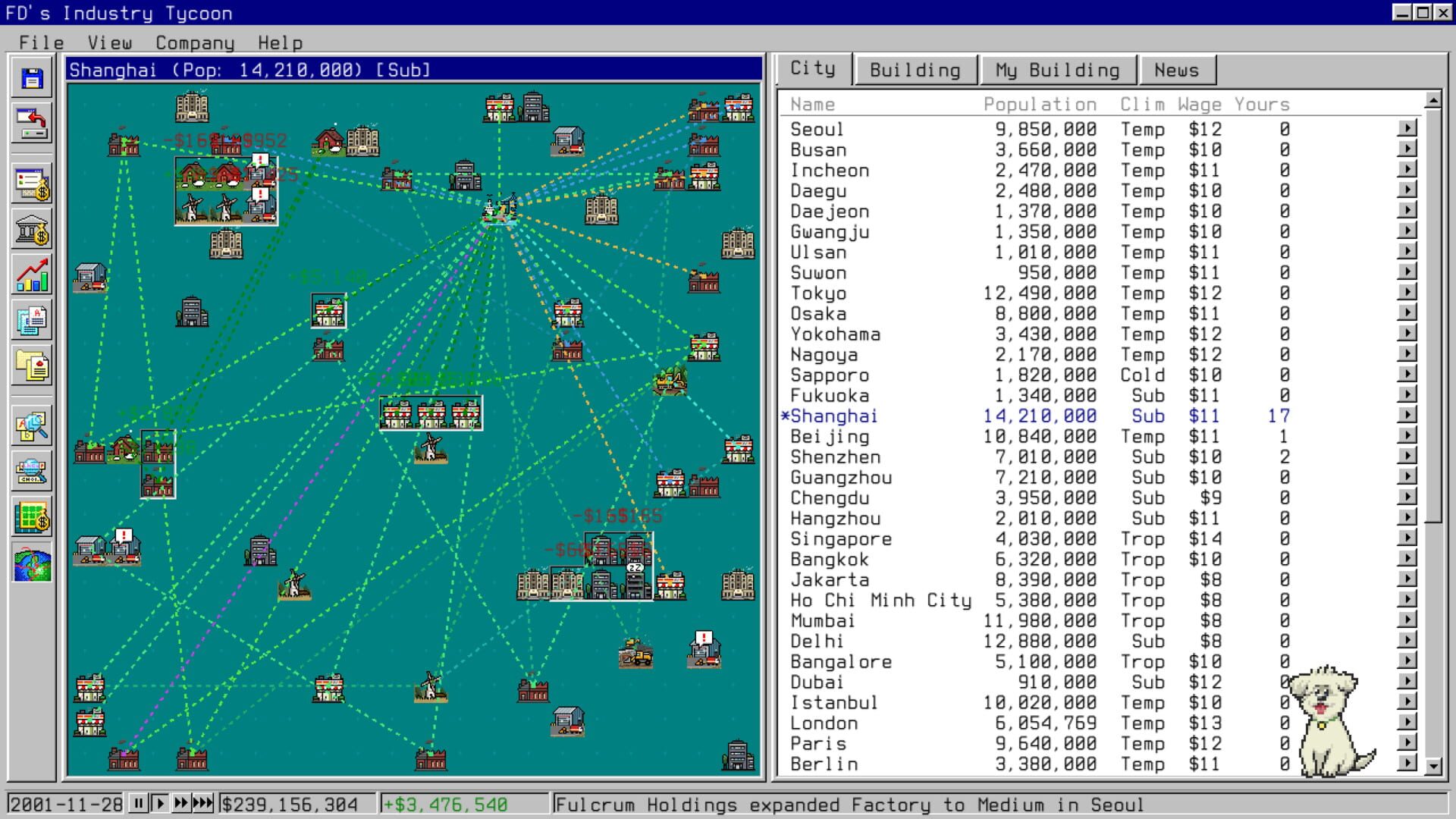 FD's Industry Tycoon - Screenshot