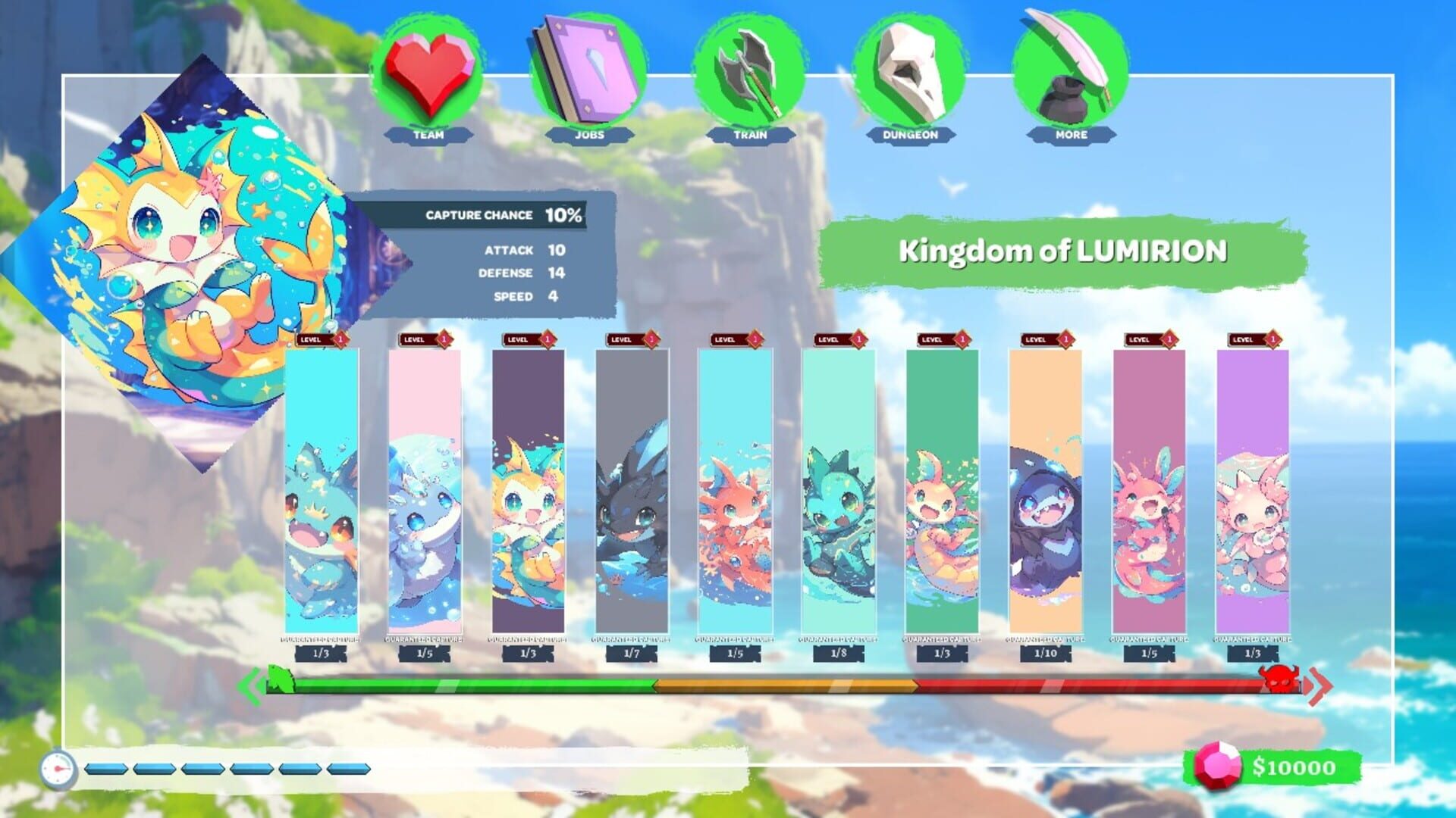 Mermaid Catch: Transform Sirens into Anime Girls - Screenshot