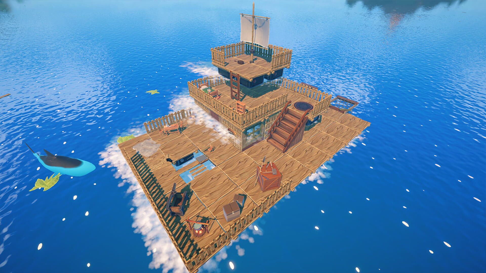 Castaway Survival In Ocean: Build Your Own Raft, Craft - Screenshot