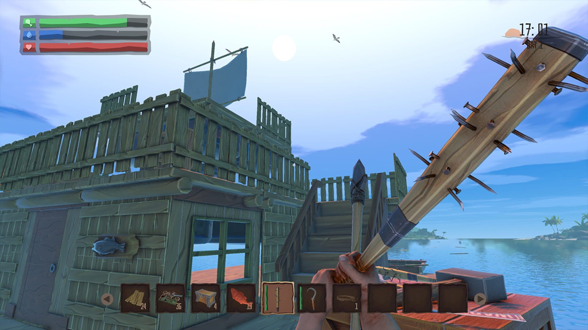 Castaway Survival In Ocean: Build Your Own Raft, Craft - Screenshot