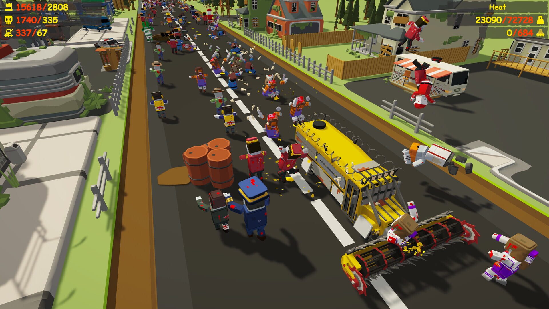 Harvester vs. Zombies - Screenshot