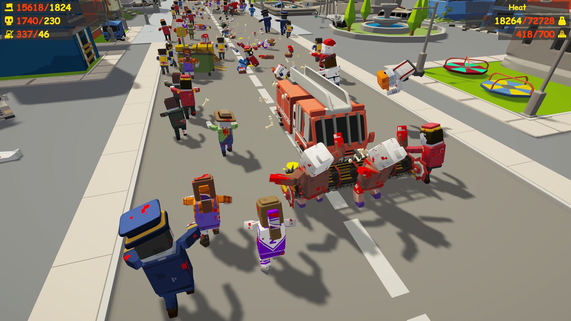 Harvester vs. Zombies - Screenshot