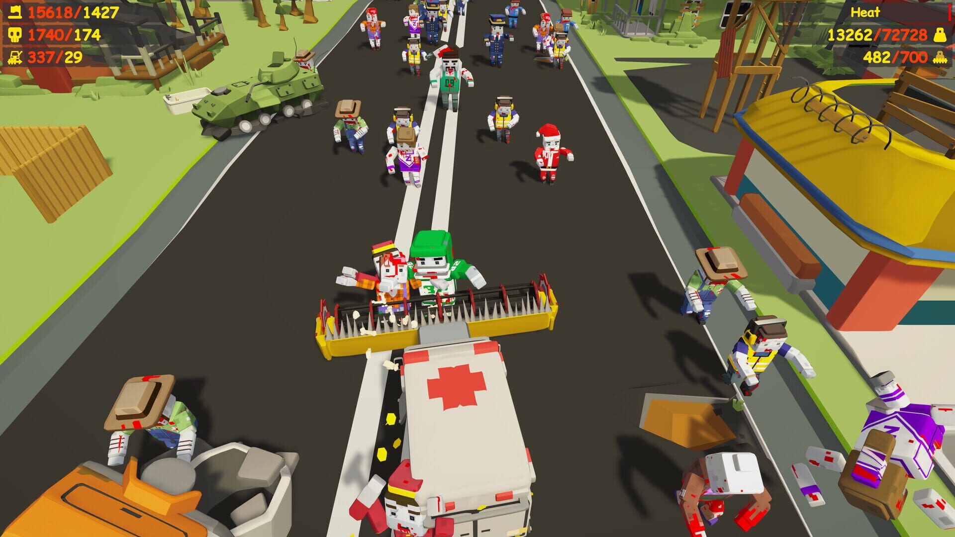 Harvester vs. Zombies - Screenshot