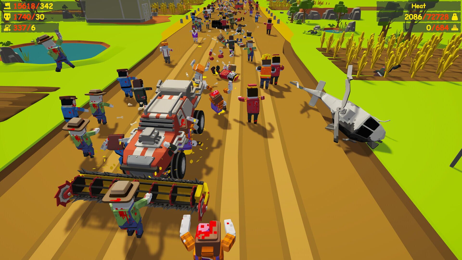 Harvester vs. Zombies - Screenshot